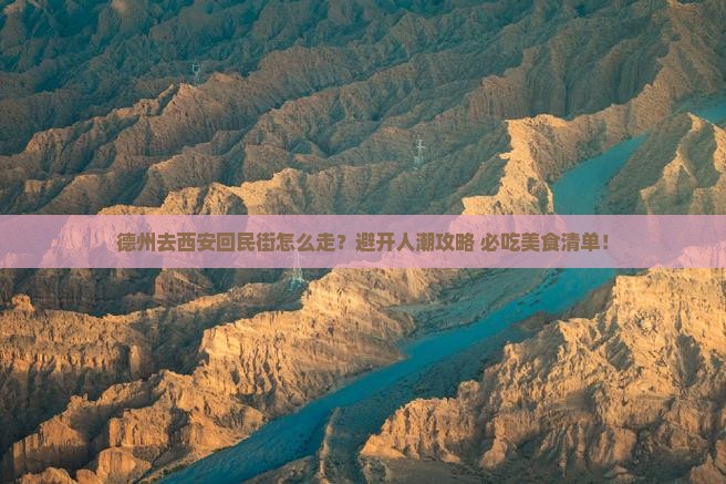德州去西安回民街攻略