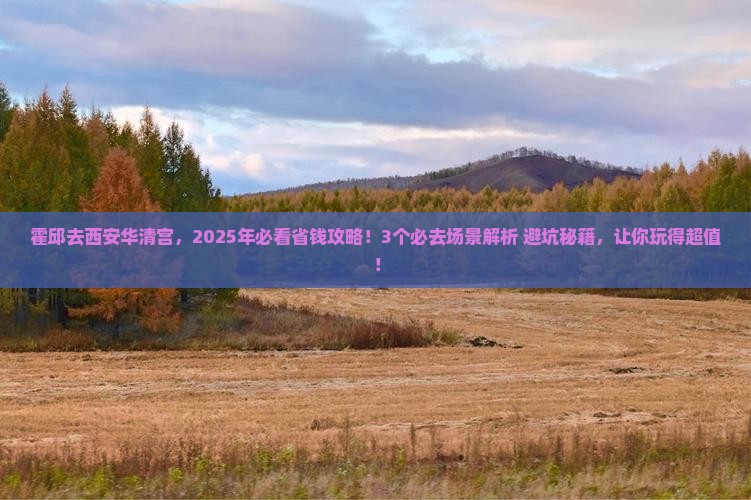 霍邱到西安华清宫攻略
