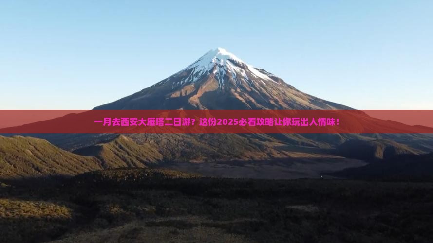 一月去西安大雁塔二日游
