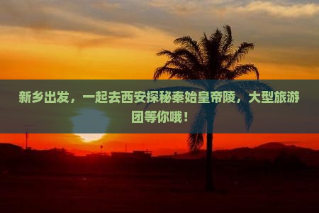 新乡到西安秦始皇帝陵博物院大型旅游团