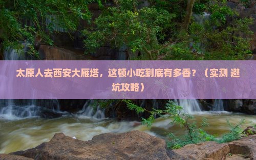 太原去西安大雁塔旅游小吃