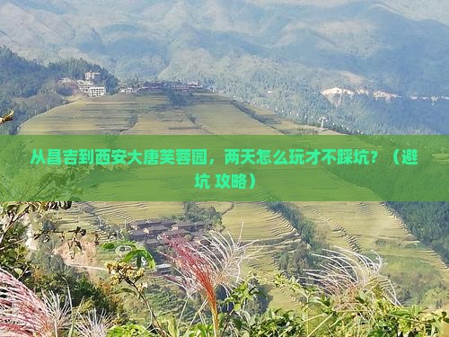 昌吉到西安大唐芙蓉园二日游