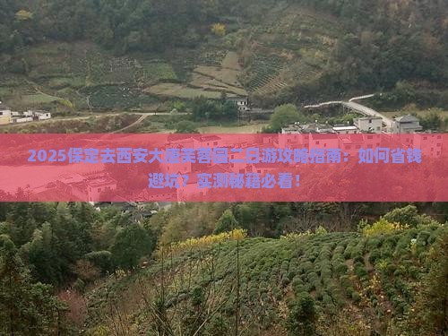 保定去西安大唐芙蓉园二日游