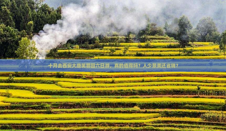 十月去西安大唐芙蓉园六日游