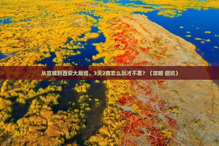 宣城到西安大雁塔旅游