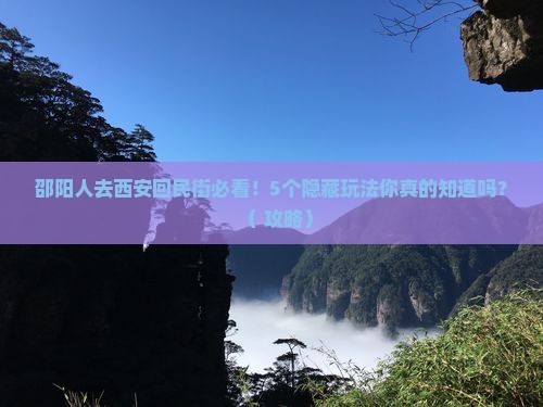 邵阳到西安回民街旅行社