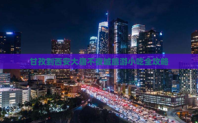 甘孜到西安大唐不夜城旅游小吃