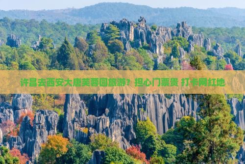许昌去西安大唐芙蓉园旅游