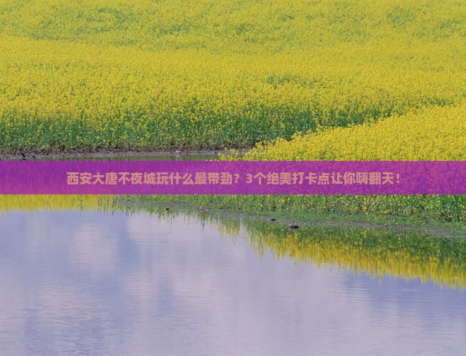 三月到西安大唐不夜城哪里玩