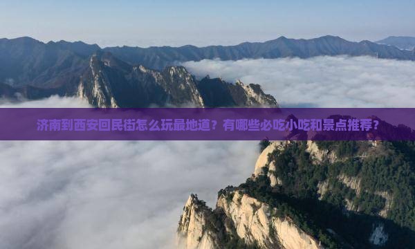 济南到西安回民街哪里玩