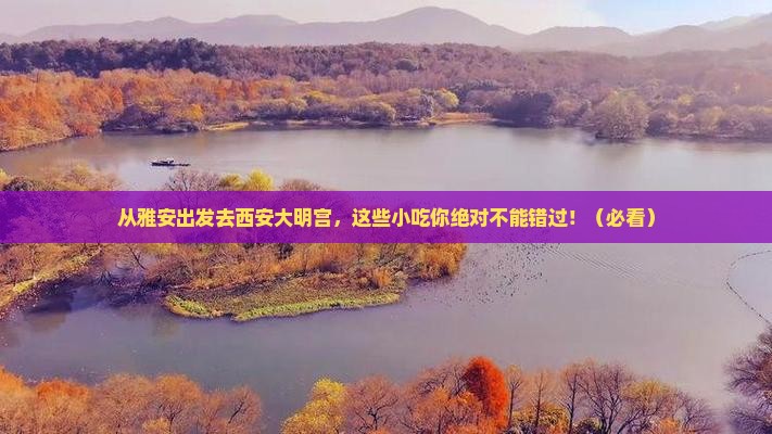 雅安去西安大明宫国家遗址公园旅游小吃