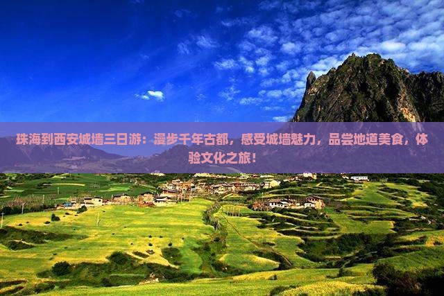 珠海到西安城墙三日游