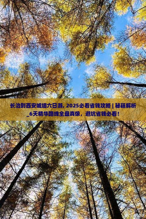 长治到西安城墙六日游