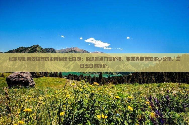 张家界到西安陕西历史博物馆七日游