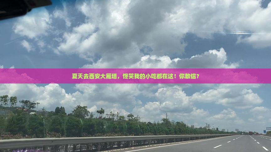 夏天去西安大雁塔旅游小吃