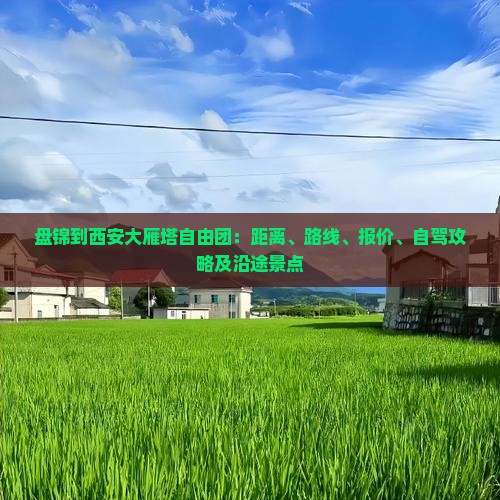 盘锦到西安大雁塔自由团