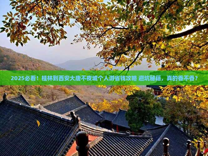 桂林到西安大唐不夜城个人游