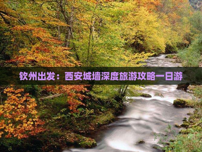 钦州出发：西安城墙深度旅游攻略一日游