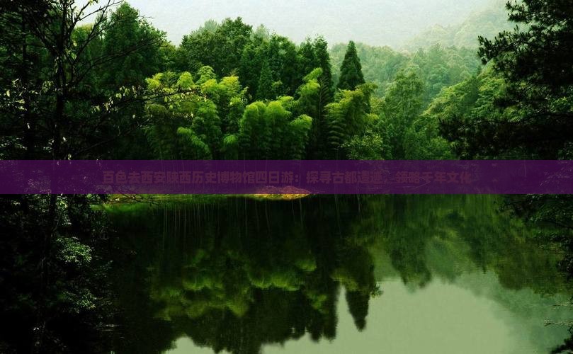百色去西安陕西历史博物馆四日游：探寻古都遗迹，领略千年文化