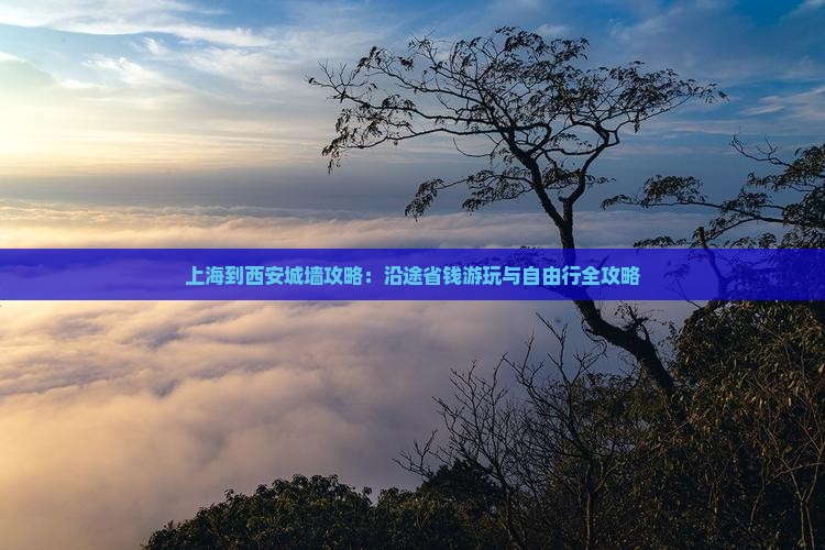 上海到西安城墙攻略：沿途省钱游玩与自由行全攻略