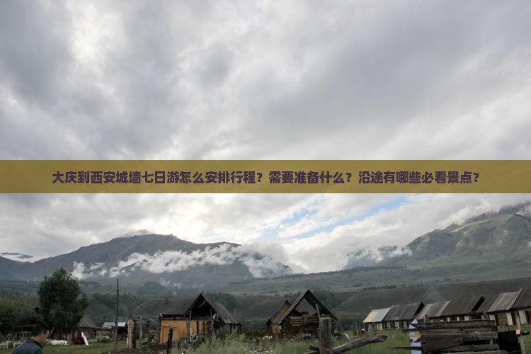 大庆到西安城墙七日游