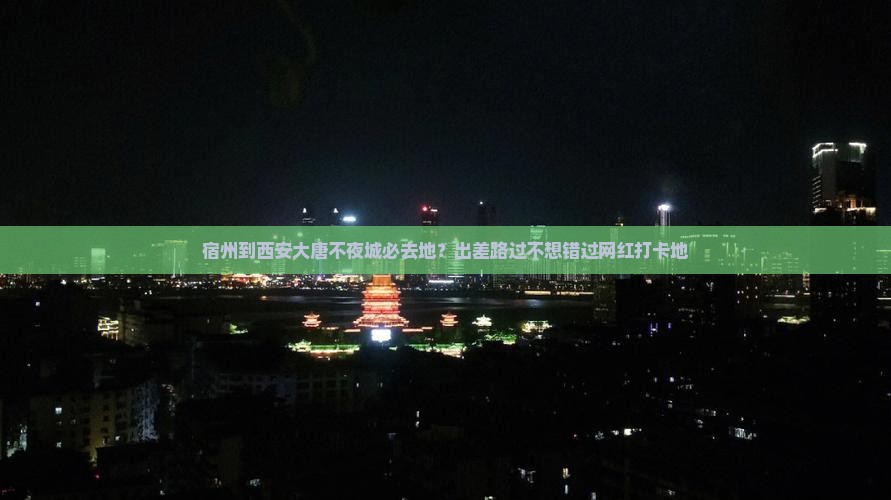 宿州到西安大唐不夜城必去地