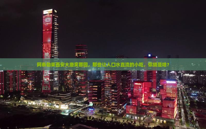 阿泰勒到西安大唐芙蓉园旅游小吃