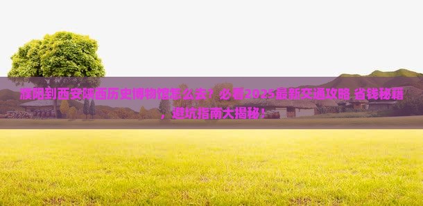 濮阳到西安陕西历史博物馆哪里玩