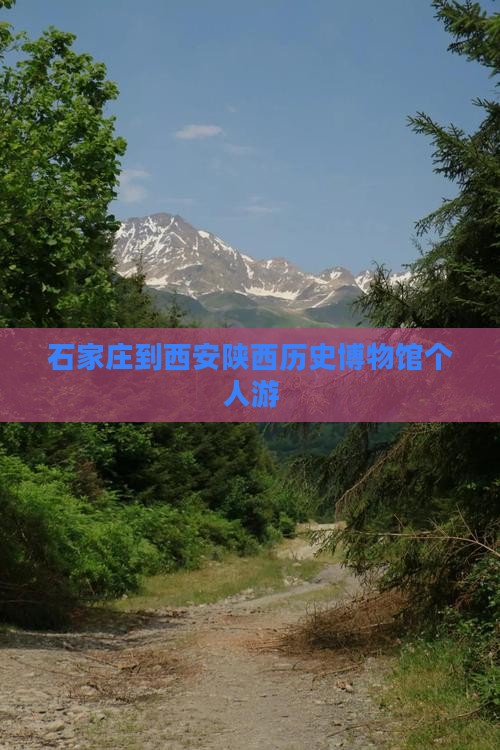 石家庄到西安陕西历史博物馆个人游