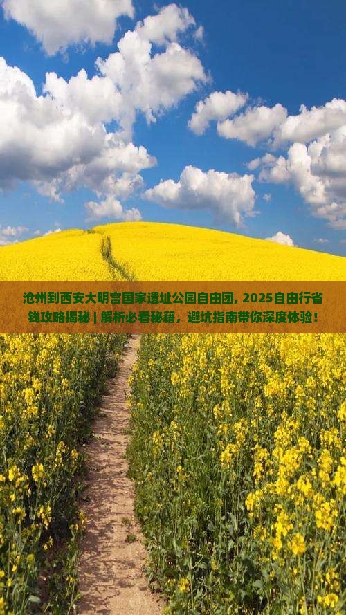 沧州到西安大明宫国家遗址公园自由团