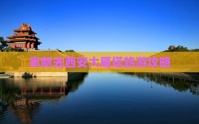 阜新去西安大雁塔哪里玩