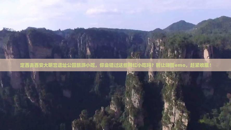 定西去西安大明宫国家遗址公园旅游小吃