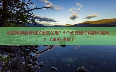 醴陵到西安回民街必去地