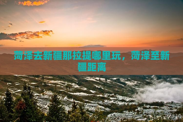 菏泽去新疆那拉提哪里玩，菏泽至新疆距离