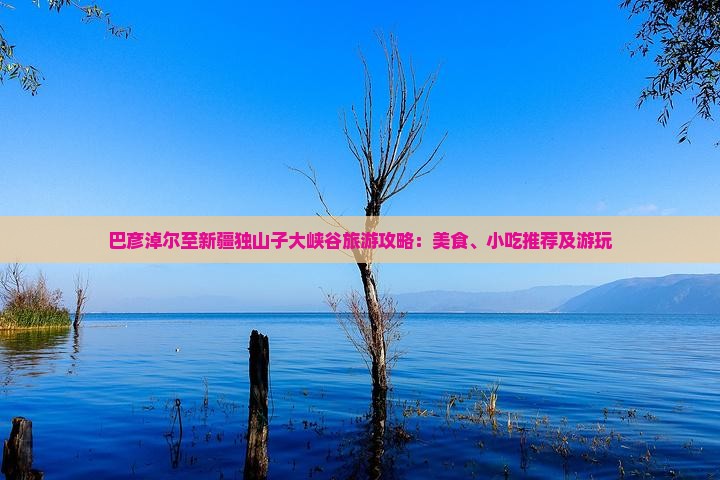 巴彦淖尔至新疆独山子大峡谷旅游攻略：美食、小吃推荐及游玩