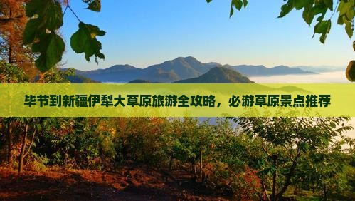 毕节到新疆伊犁大草原旅游全攻略，必游草原景点推荐
