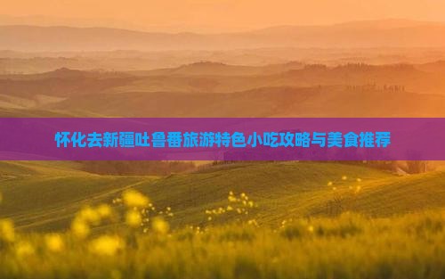 怀化去新疆吐鲁番旅游特色小吃攻略与美食推荐