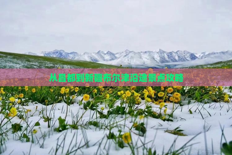 从昌都到新疆布尔津沿途景点攻略