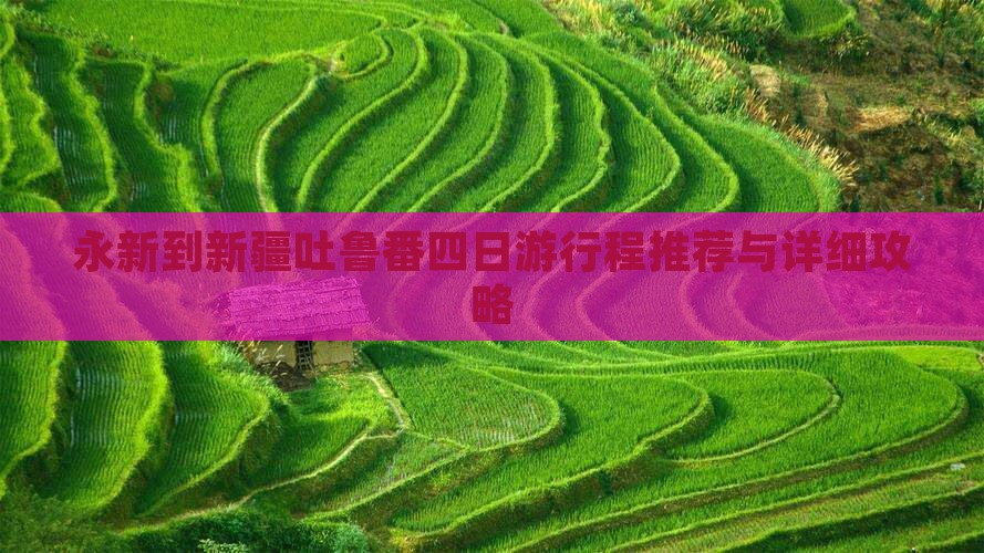 永新到新疆吐鲁番四日游行程推荐与详细攻略