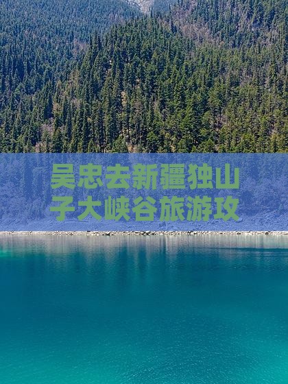 吴忠去新疆独山子大峡谷旅行社