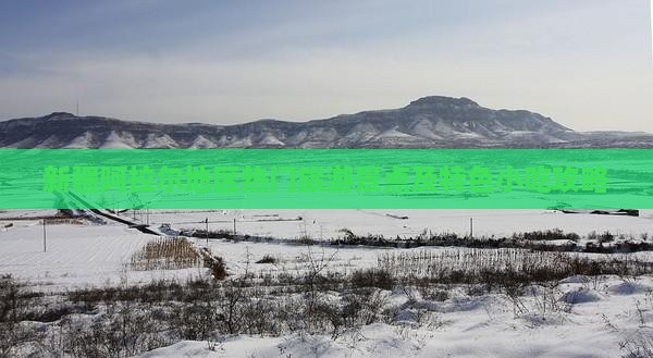 新疆阿拉尔地区热门旅游景点及特色小吃攻略