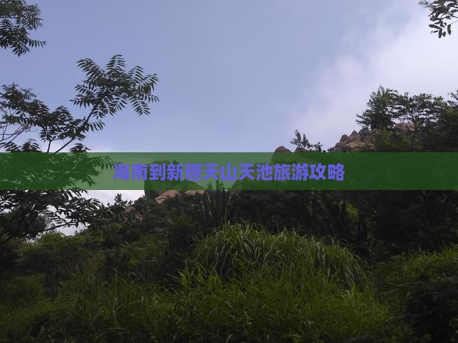 海南到新疆天山天池旅游攻略