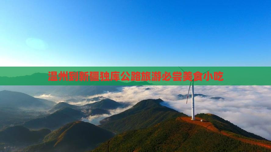 温州到新疆独库公路旅游必尝美食小吃