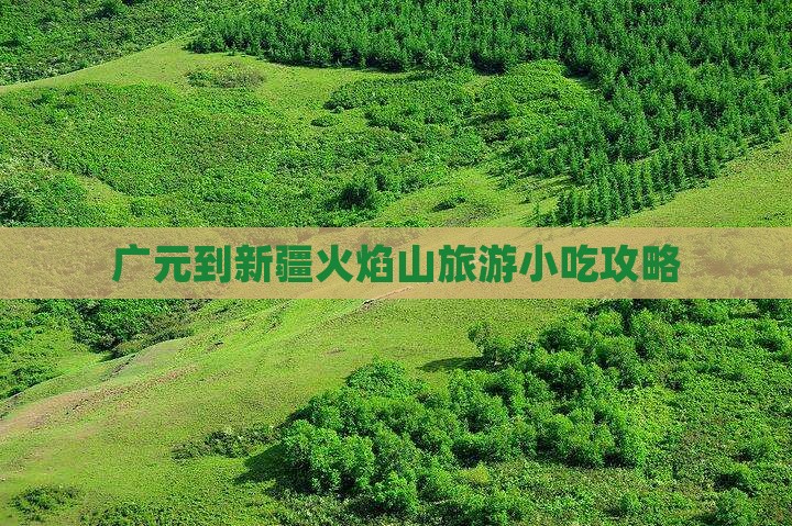 广元到新疆火焰山旅游小吃攻略