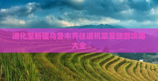 通化至新疆乌鲁木齐往返机票及旅游攻略大全