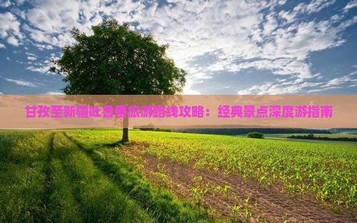 甘孜至新疆吐鲁番旅游路线攻略：经典景点深度游指南