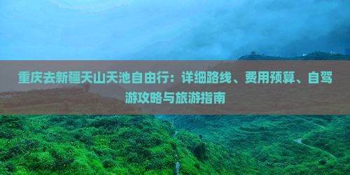 重庆去新疆天山天池自由行：详细路线、费用预算、自驾游攻略与旅游指南