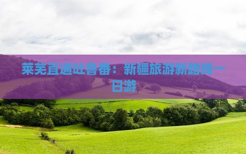 莱芜直通吐鲁番：新疆旅游新路线一日游