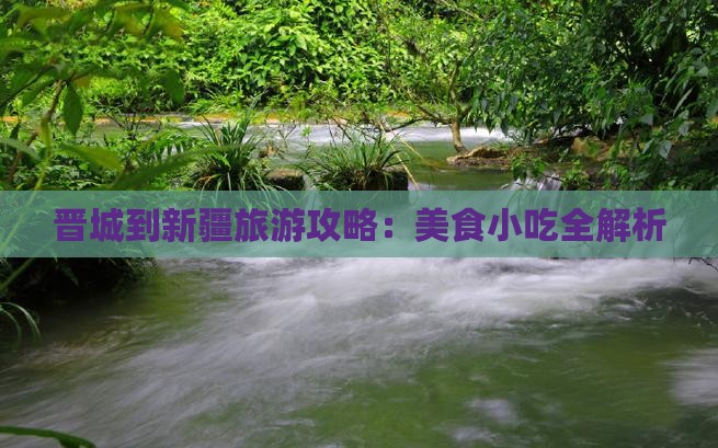 晋城到新疆旅游攻略：美食小吃全解析