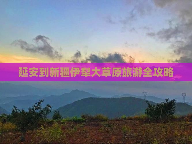延安到新疆伊犁大草原旅游全攻略